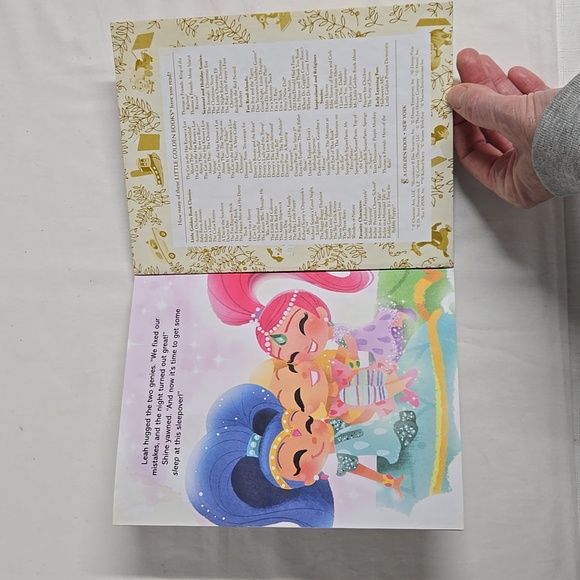 Shimmer & Shine LOT Little Golden Book & 2 Dolls Genie Mattel Viacom Nickelodeon - Picture 15 of 17